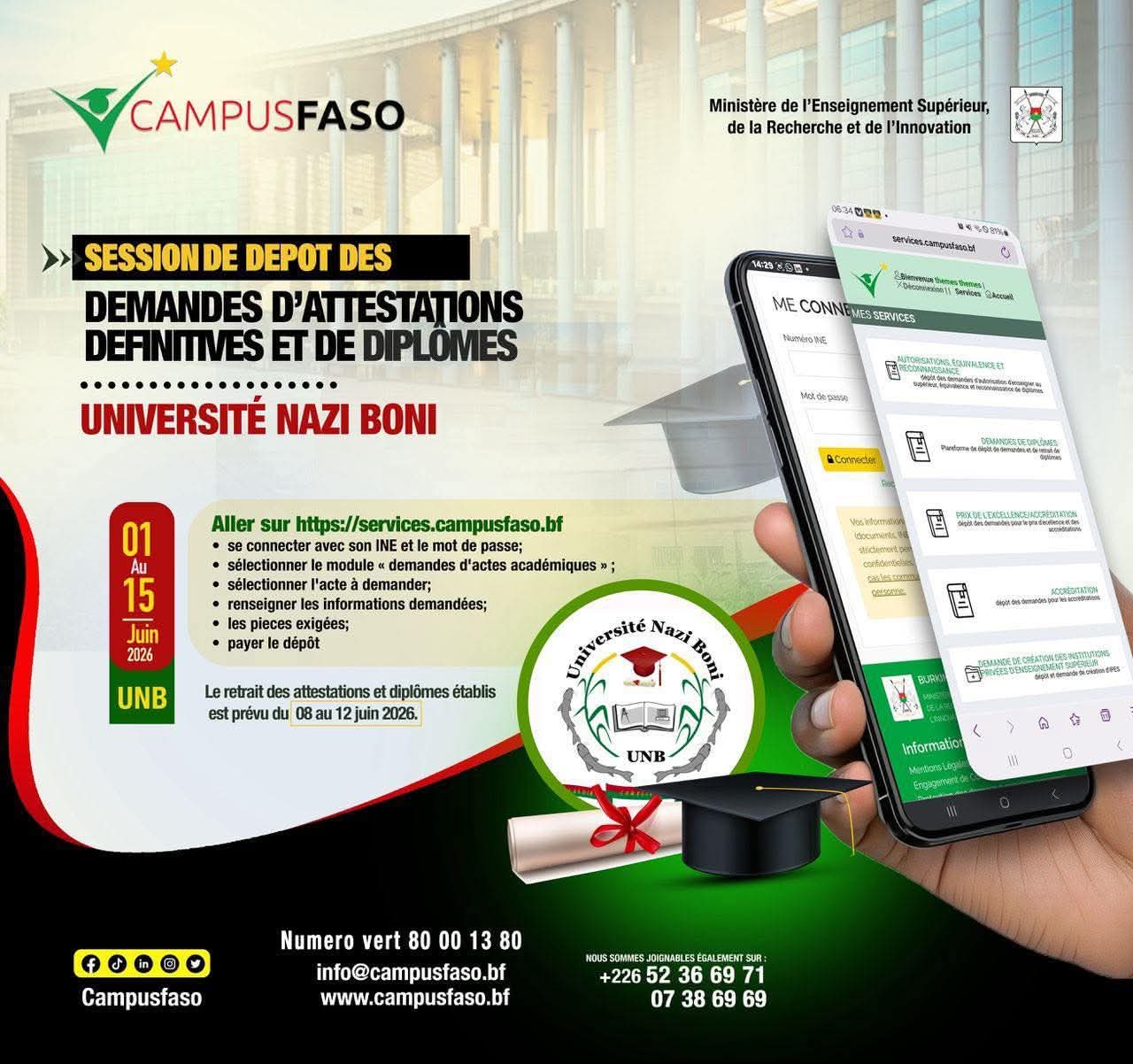 Illustration : 𝗨𝗻𝗶𝘃𝗲𝗿𝘀𝗶té 𝗡𝗮𝘇𝗶 𝗕𝗢𝗡𝗜 : 𝗢𝘂𝘃𝗲𝗿𝘁𝘂𝗿𝗲 𝗱𝗲 𝗹𝗮 𝘀𝗲𝘀𝘀𝗶𝗼𝗻 𝗱𝗲 de𝗽o𝘁 𝗱𝗲𝘀 𝗱𝗲𝗺𝗮𝗻𝗱𝗲𝘀 𝗱’𝗮𝘁𝘁𝗲𝘀𝘁𝗮𝘁𝗶𝗼𝗻𝘀 de𝗳𝗶𝗻𝗶𝘁𝗶v𝗲𝘀 𝗲𝘁 𝗱𝗲 𝗱𝗶𝗽lô𝗺𝗲𝘀